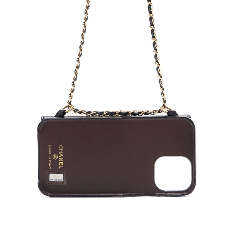 Chanel Matrasse Smartphone Case (iPhone 13pro) Chain Sder  Black  Shoulder Bag  Shellder Bag Ladies Bag Hybrid ? Ship? Ladies Online