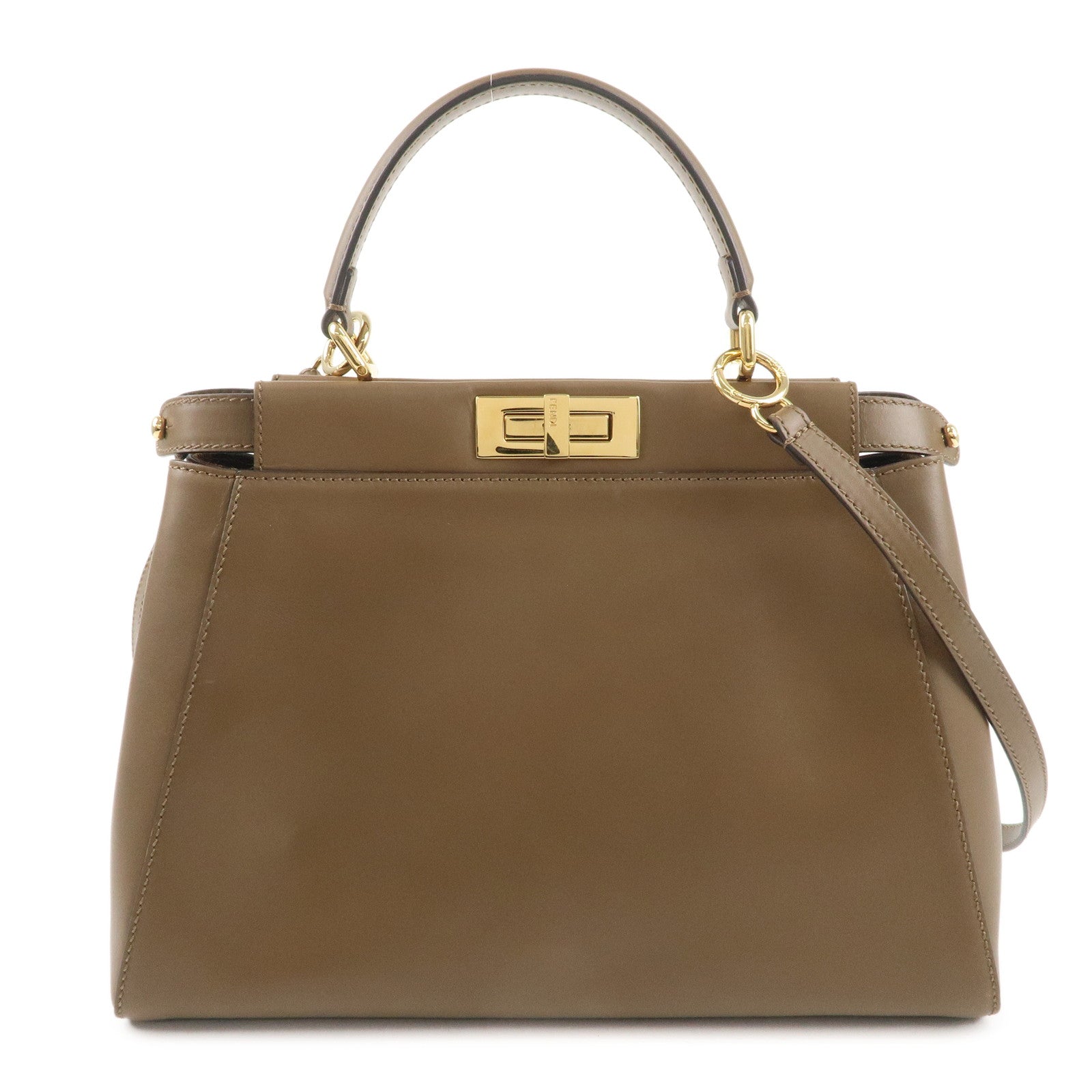 Shoulder Bag Peekaboo Regular 2Way Hand Bag Brown