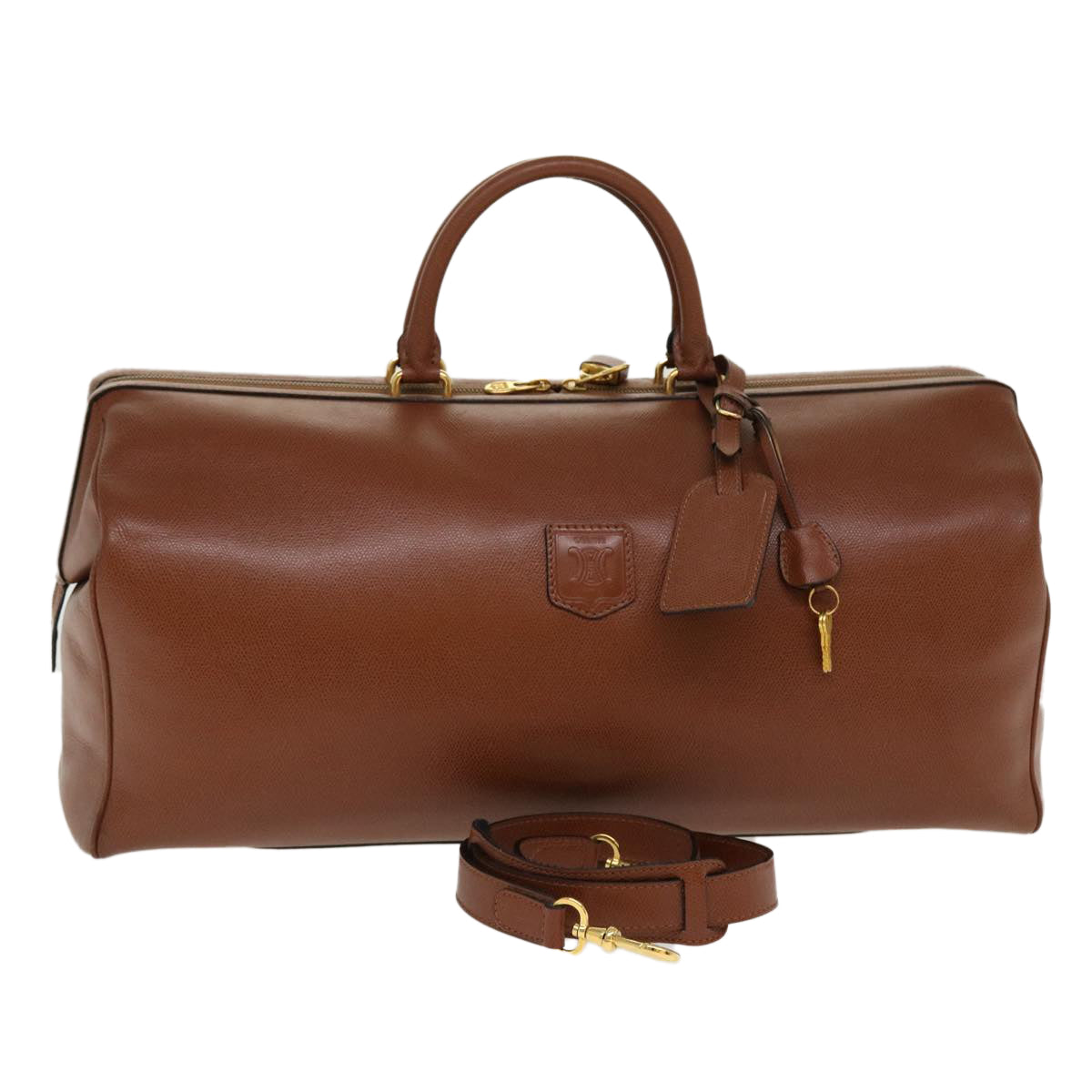 Luxury Boston Bag Way Leather Brown Travel Bag