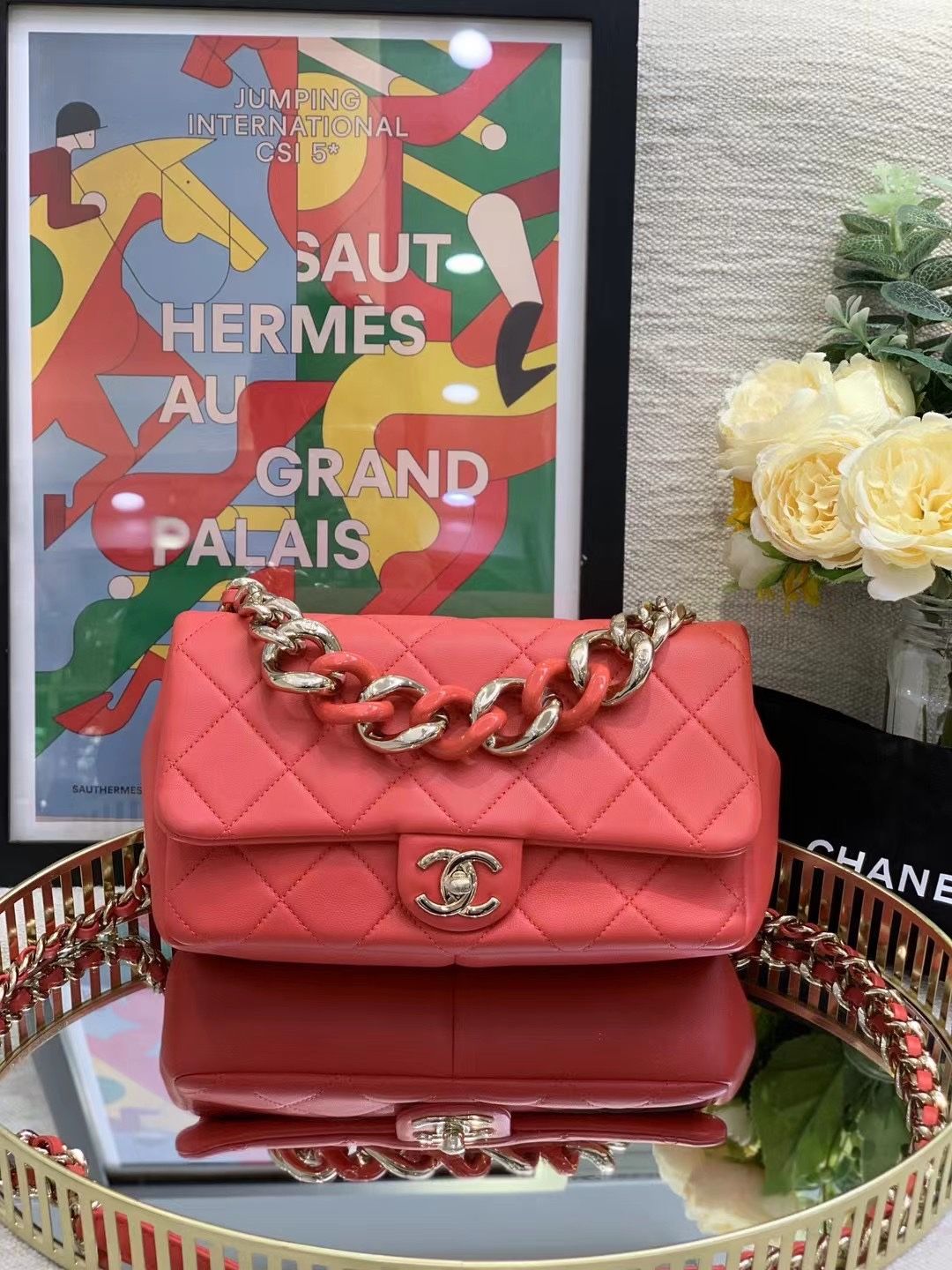 Chanel Flap Bag Red *CM