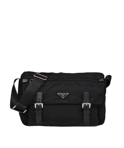 Prada Fabric Bag Black Travel Bag