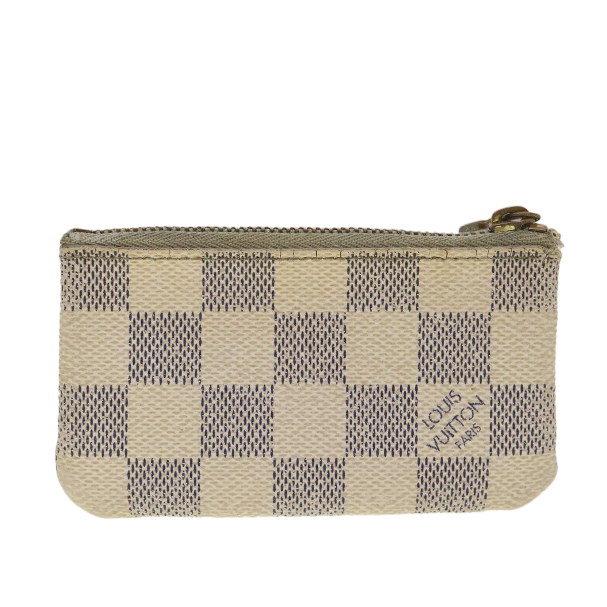 LOUIS VUITTON Damier Azur Pochette Cles Coin Purse N62659 LV 38411