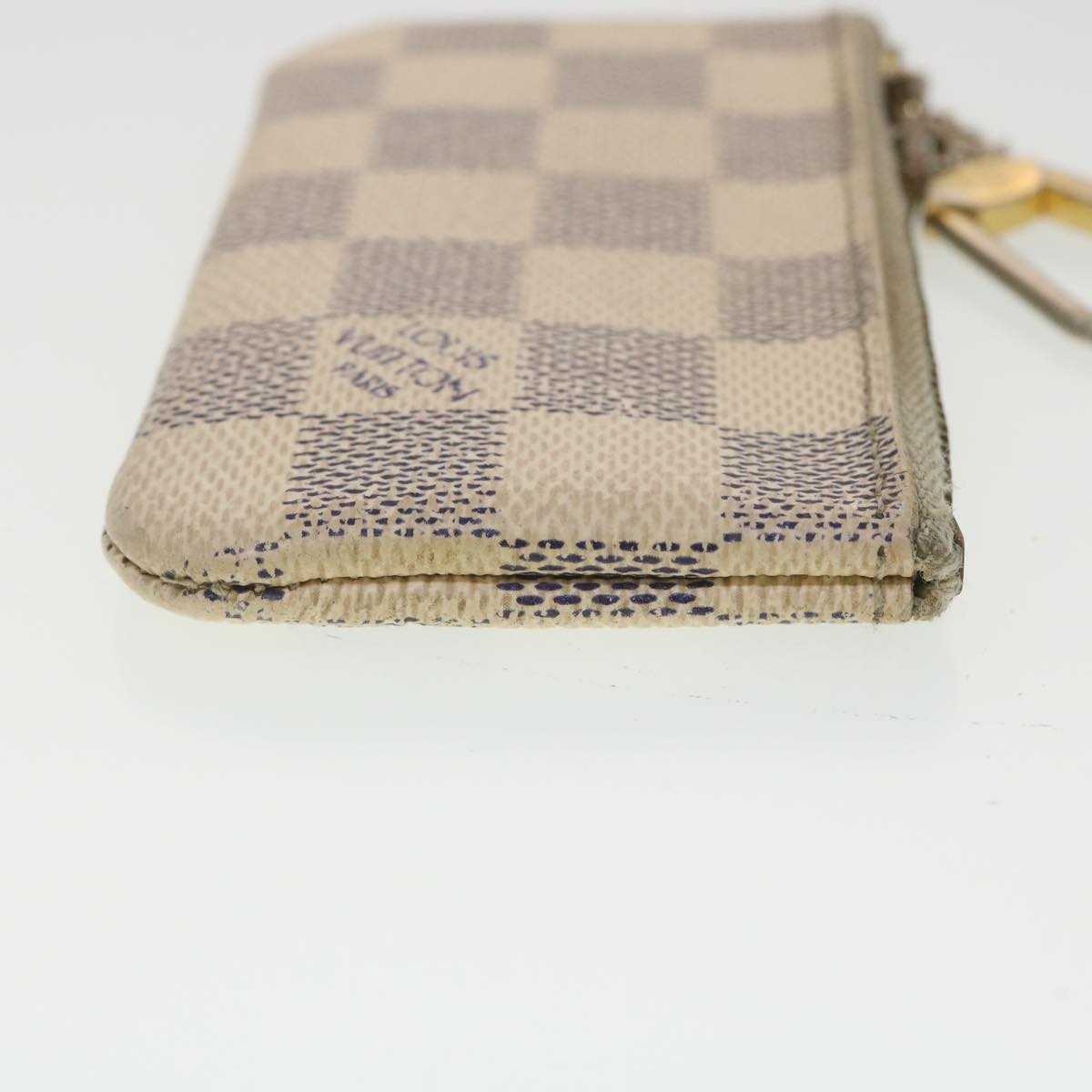 LOUIS VUITTON Damier Azur Pochette Cles Coin Purse N62659 LV 38411