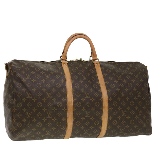 Louis Vuitton Monogram Keepall Bandouliere 60 Boston Bag LV