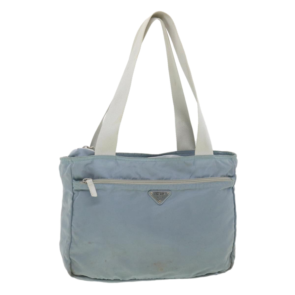 Prada Shoulder Bag Light Nylon Blue Light Blue 38497