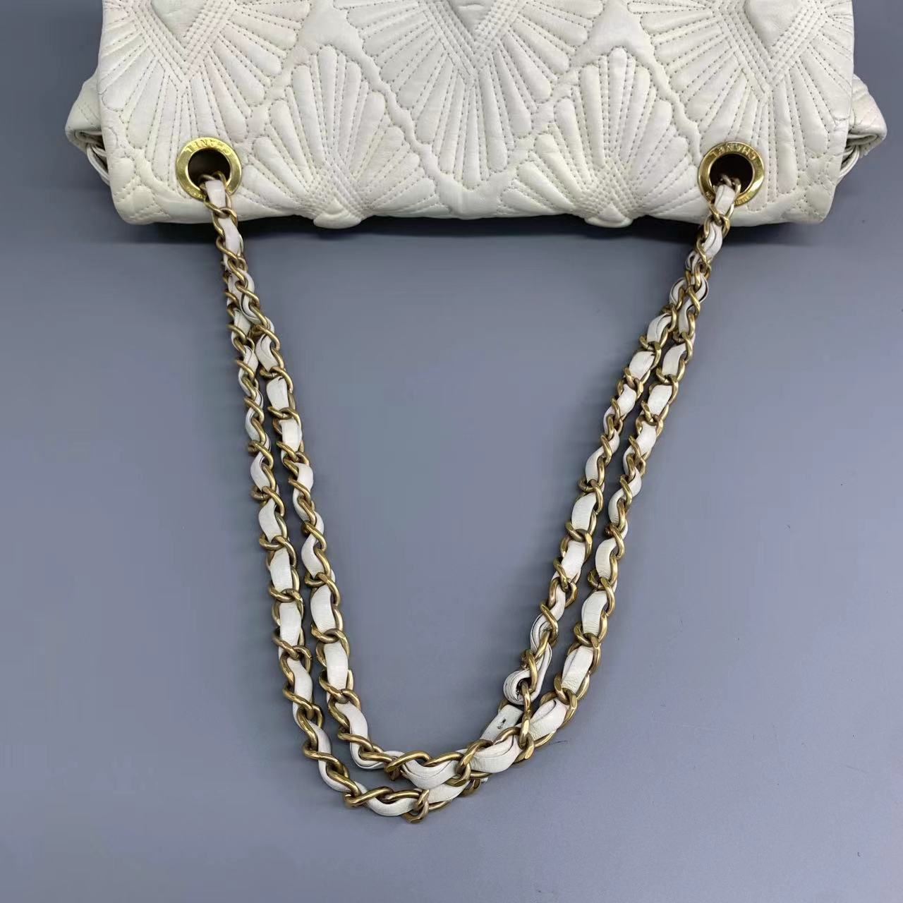 Chanel Paris-Venice Ca DâOro Flap Seashell 3D White Shoulder Bag