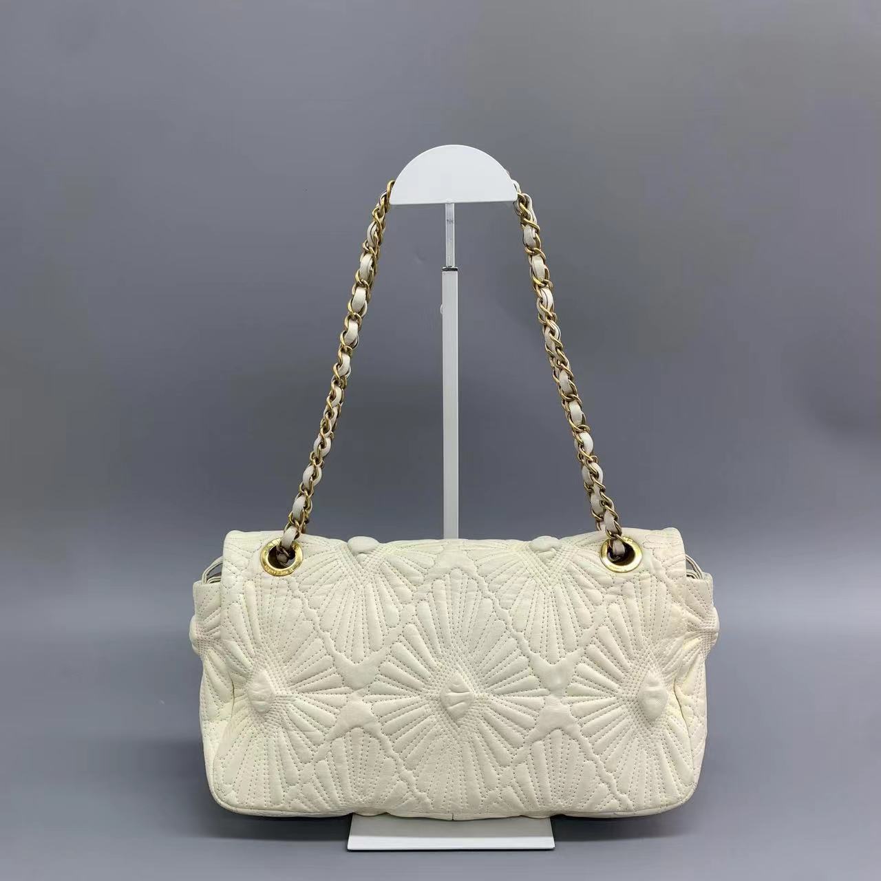 Chanel Paris-Venice Ca DâOro Flap Seashell 3D White Shoulder Bag