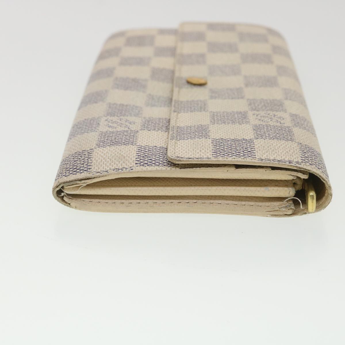 Louis Vuitton Damier Azur Portefeuille Sarah Long Wallet LV