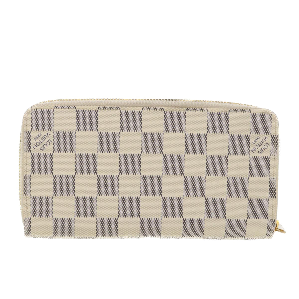 Louis Vuitton Damier Azur Zippy Wallet Long Wallet LV