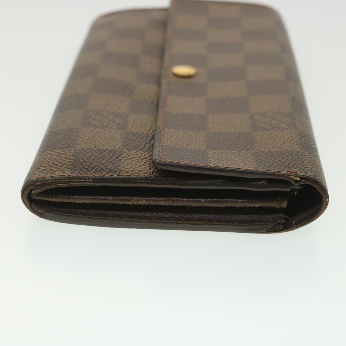 Louis Vuitton Damier Ebene Portefeuille Sarah Long Wallet LV