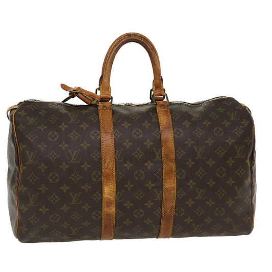 Louis Vuitton Monogram Keepall 45 Boston Bag LV