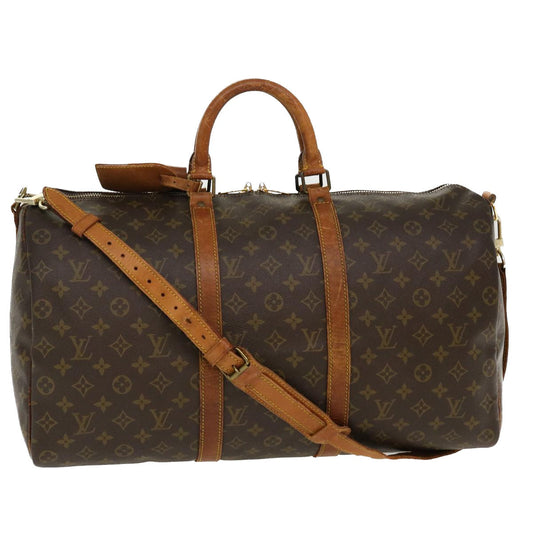 Louis Vuitton Monogram Keepall Bandouliere 50 Boston Bag LV