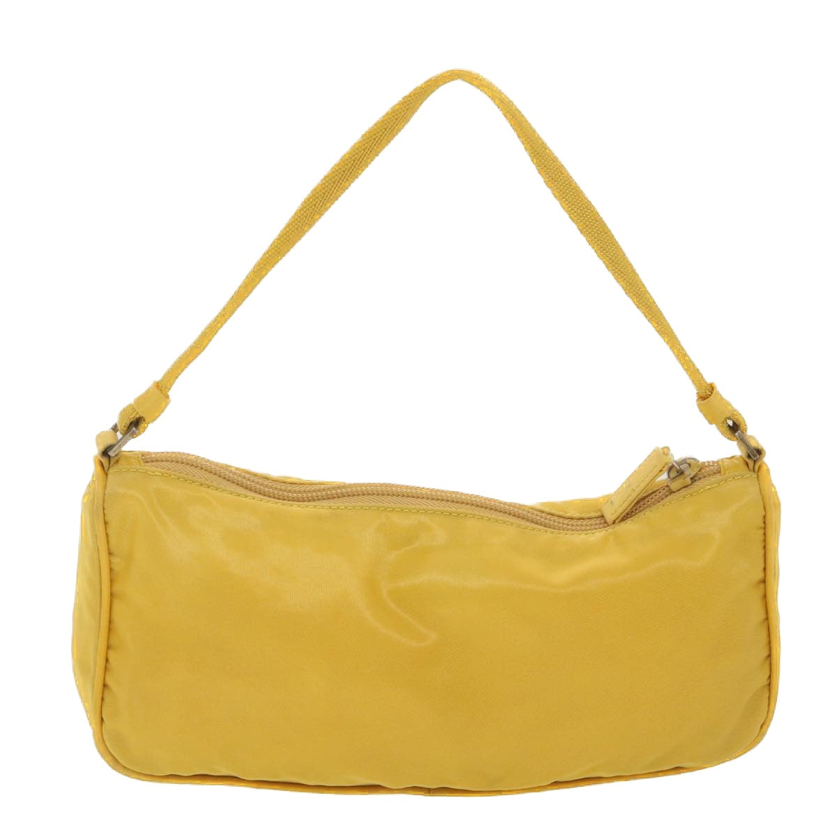 Prada Accessory Pouch Luxury Handbag Nylon Yellow Clutch Bag Nylon Yellow 38793