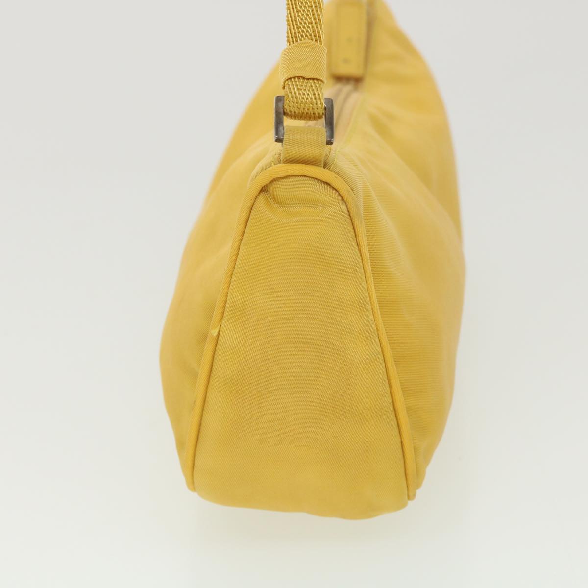 Prada Accessory Pouch Luxury Handbag Nylon Yellow Clutch Bag Nylon Yellow 38793