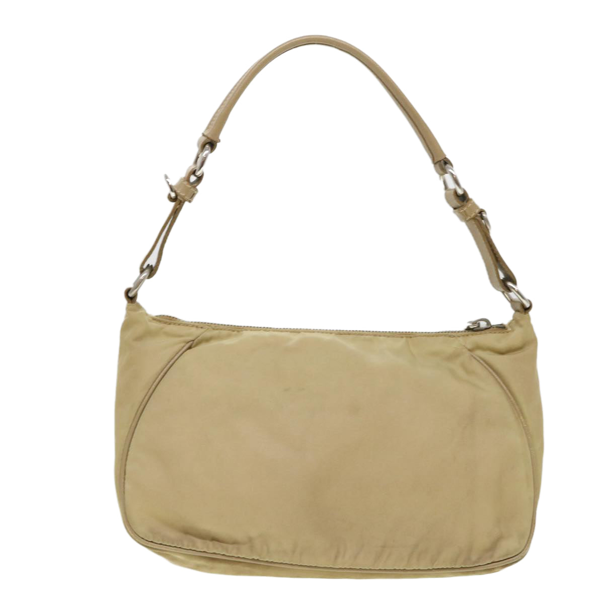 Prada Shoulder Bag Nylon Beige