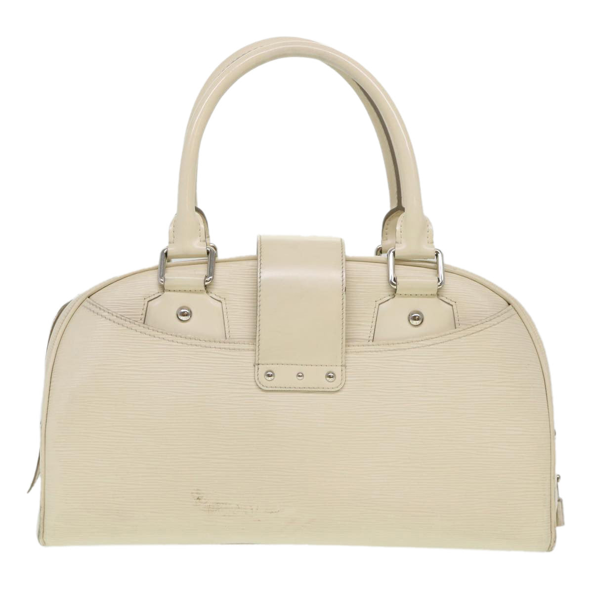 LOUIS VUITTON Epi Boring Montaigne GM Hand Bag White M5931J LV 38835