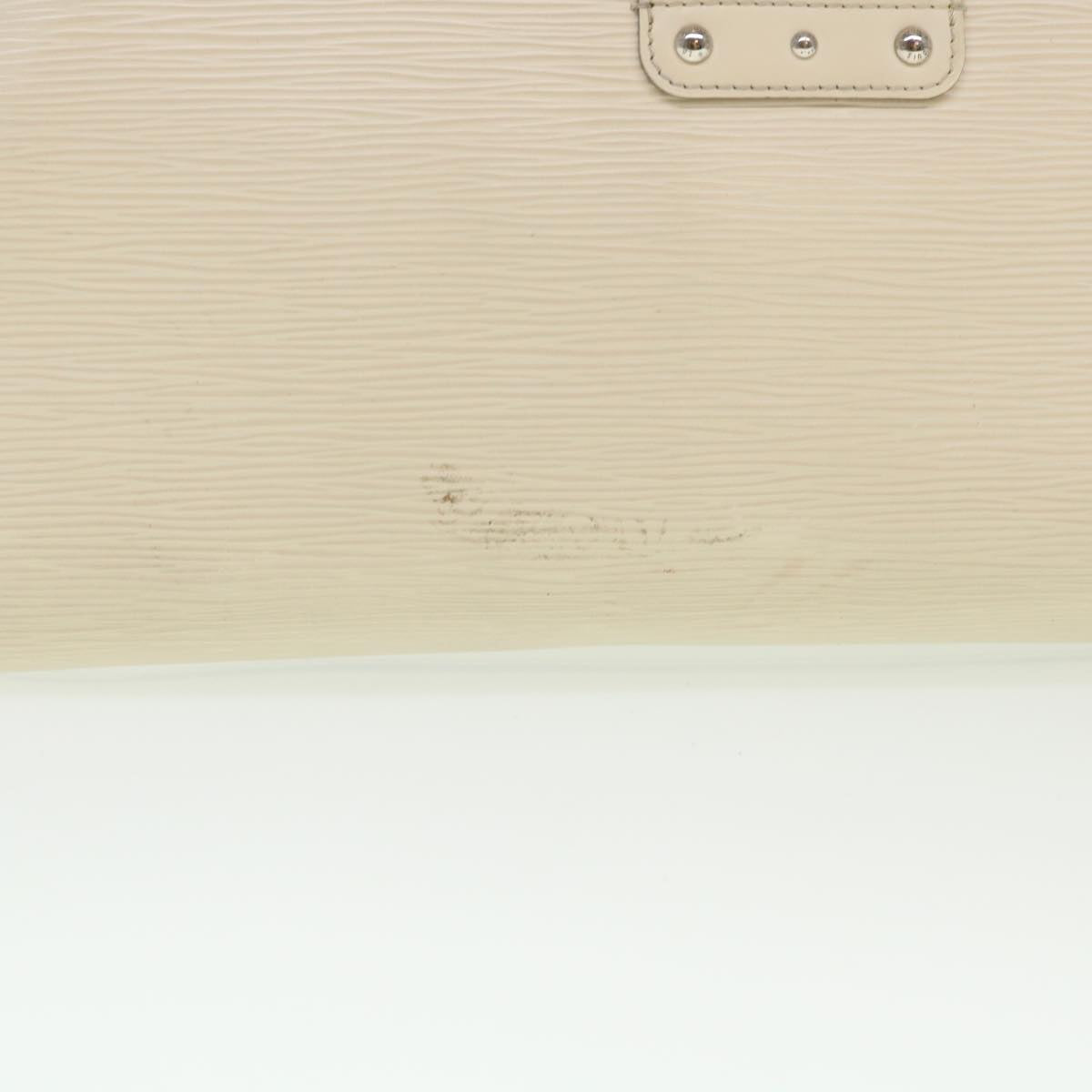 LOUIS VUITTON Epi Boring Montaigne GM Hand Bag White M5931J LV 38835