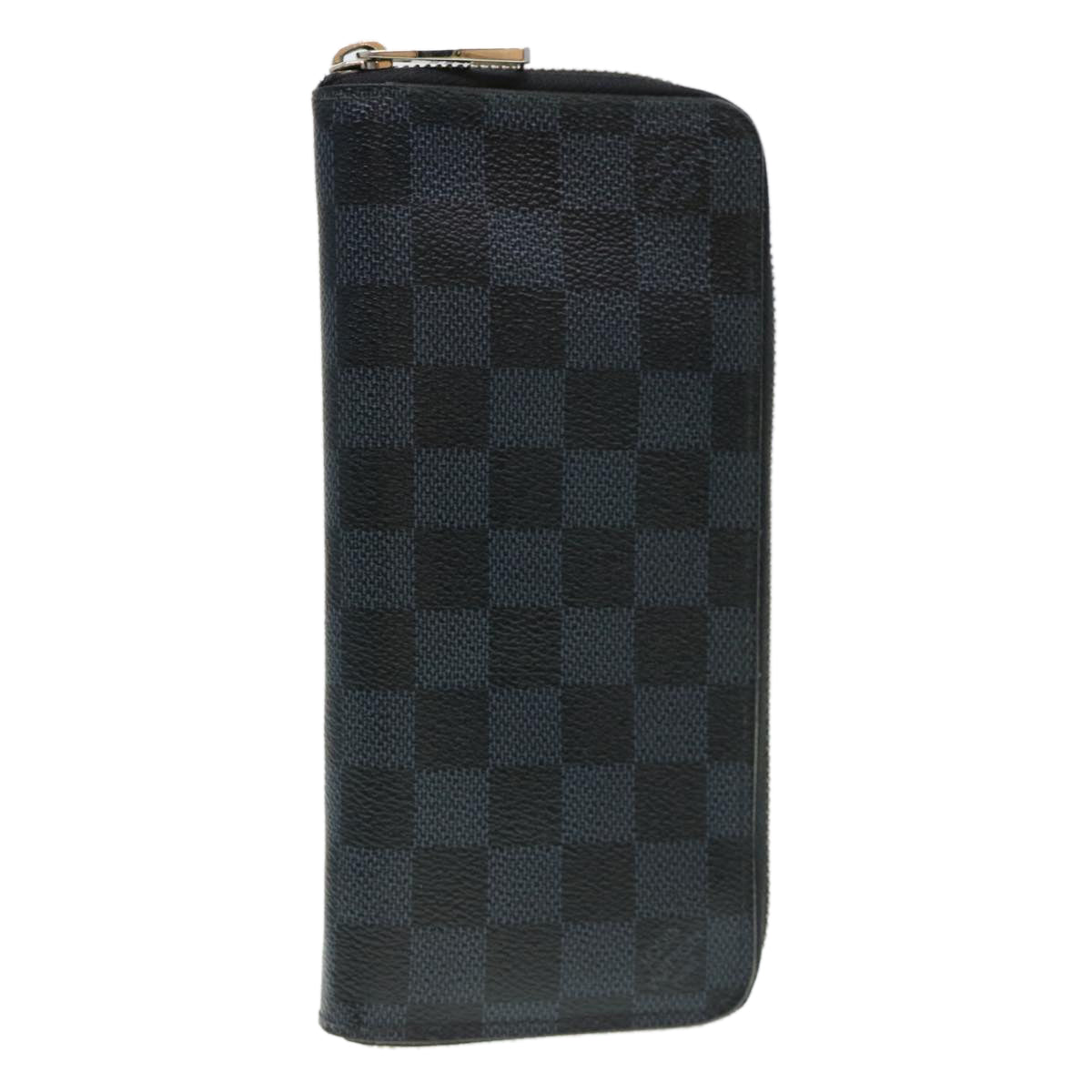 Louis Vuitton Damier Cobalt Zippy Wallet Vertical Long Wallet LV