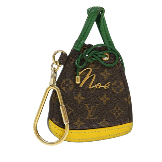 Louis Vuitton Porte Cles BB Noe Key Holder Green Yellow LV