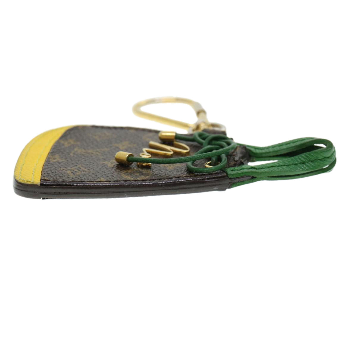 Louis Vuitton Porte Cles BB Noe Key Holder Green Yellow LV