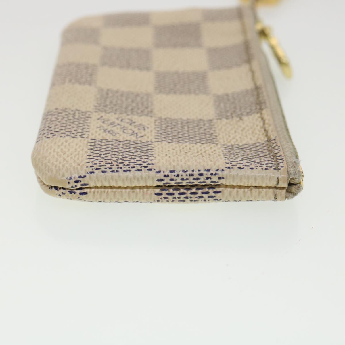 LOUIS VUITTON Damier Azur Pochette Cles Coin Purse N62659 LV 38998