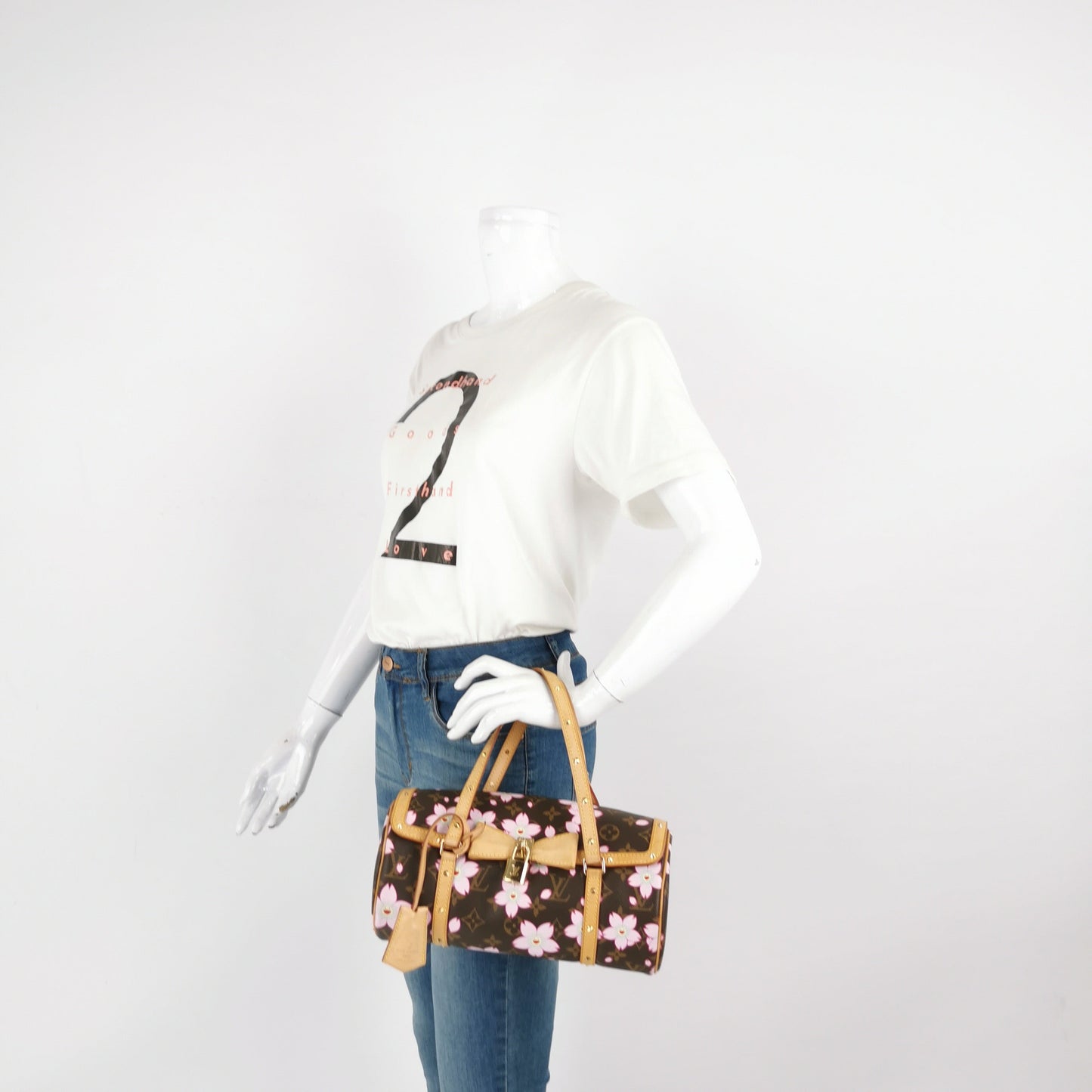 Louis Vuitton x Takashi Murakami Papillon 28 Monogram Handbag Handbag 2