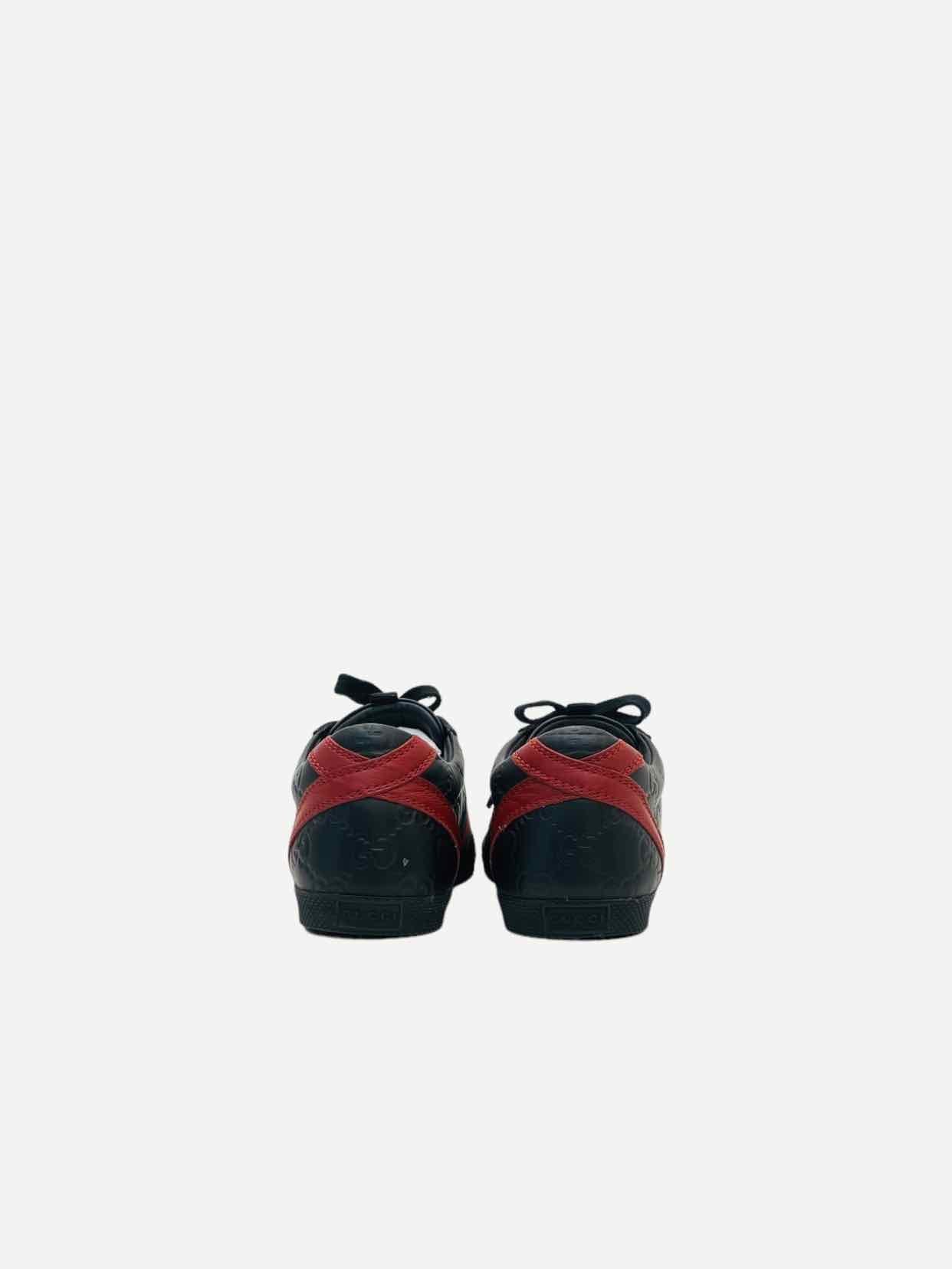 GUCCI Low Top Black Guccissima Size EU 36 Sneakers