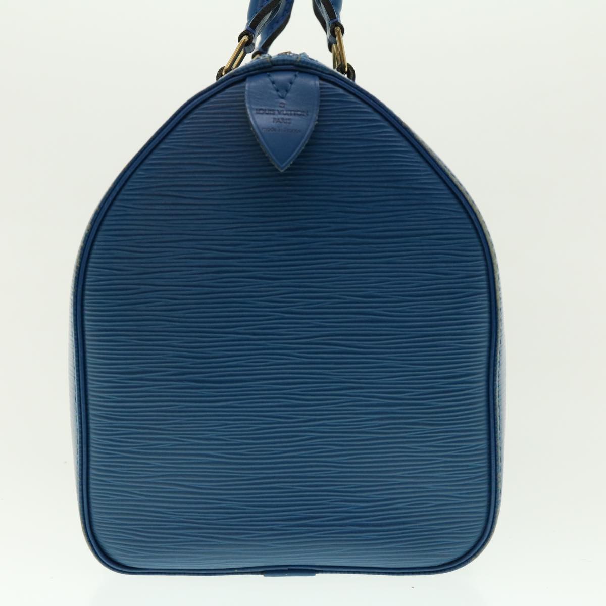 LOUIS VUITTON Epi Speedy 30 Hand Bag Toledo Blue M43005 LV 39035