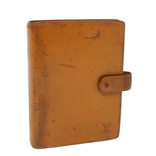 Louis Vuitton Nomad Leather Agenda MM Day Planner Cover Beige Fashion Accessory