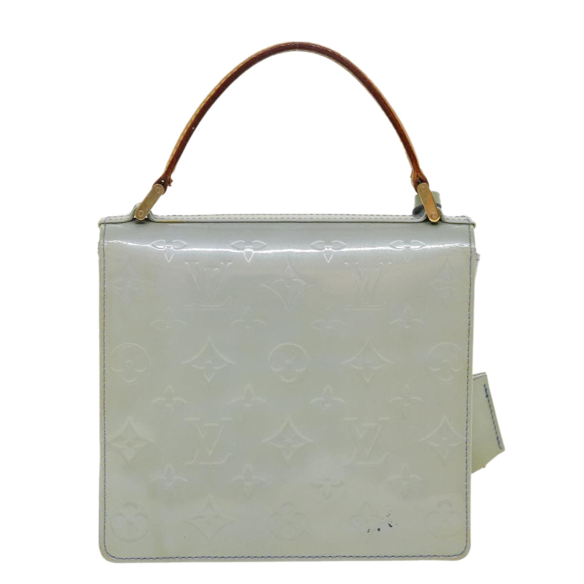 LOUIS VUITTON Monogram Vernis Spring Street Hand Bag Lavand M91216 LV 39068