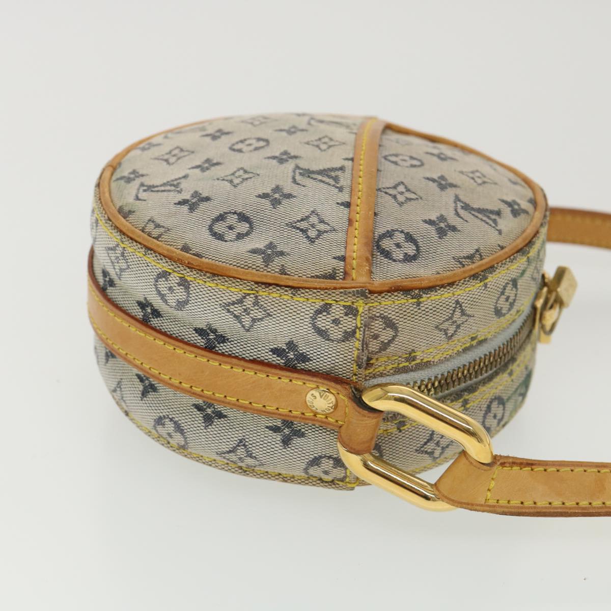 LOUIS VUITTON Monogram Mini Jeanne PM Shoulder Bag Blue M92001 LV 39117