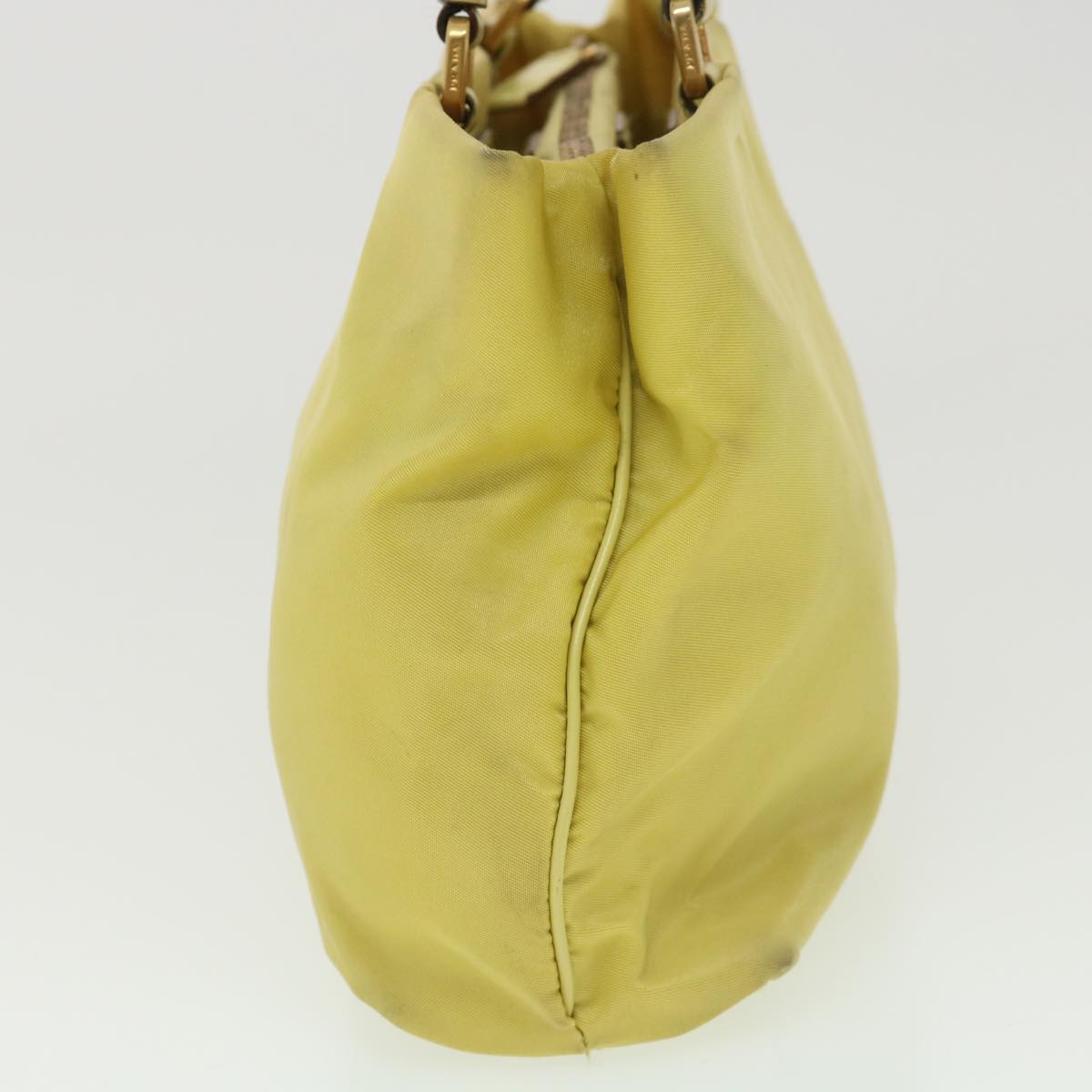 Prada Shoulder Bag Nylon Yellow Nylon Yellow 39147