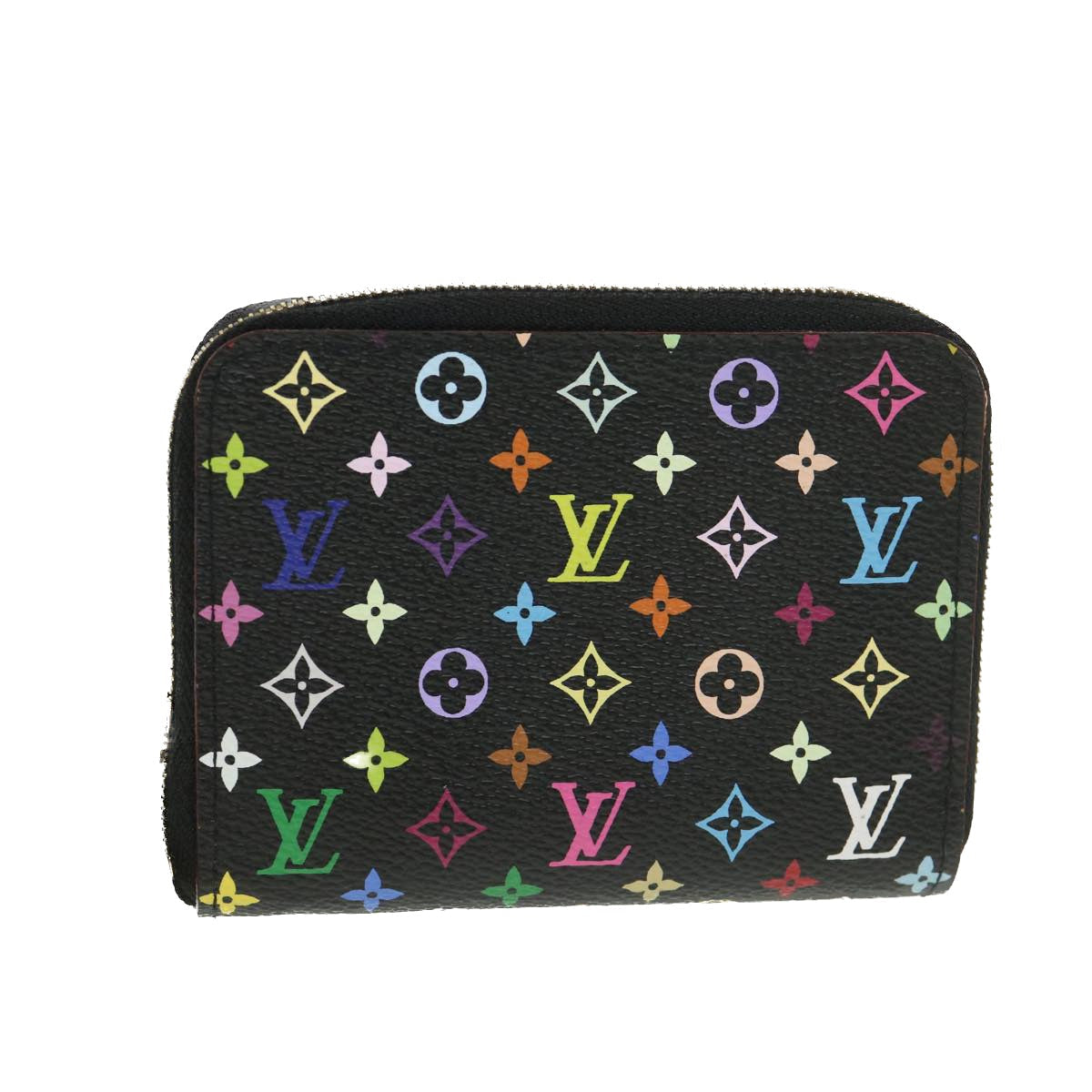 Louis Vuitton Multicolor Zippy Coin Purse Coin Purse Black LV