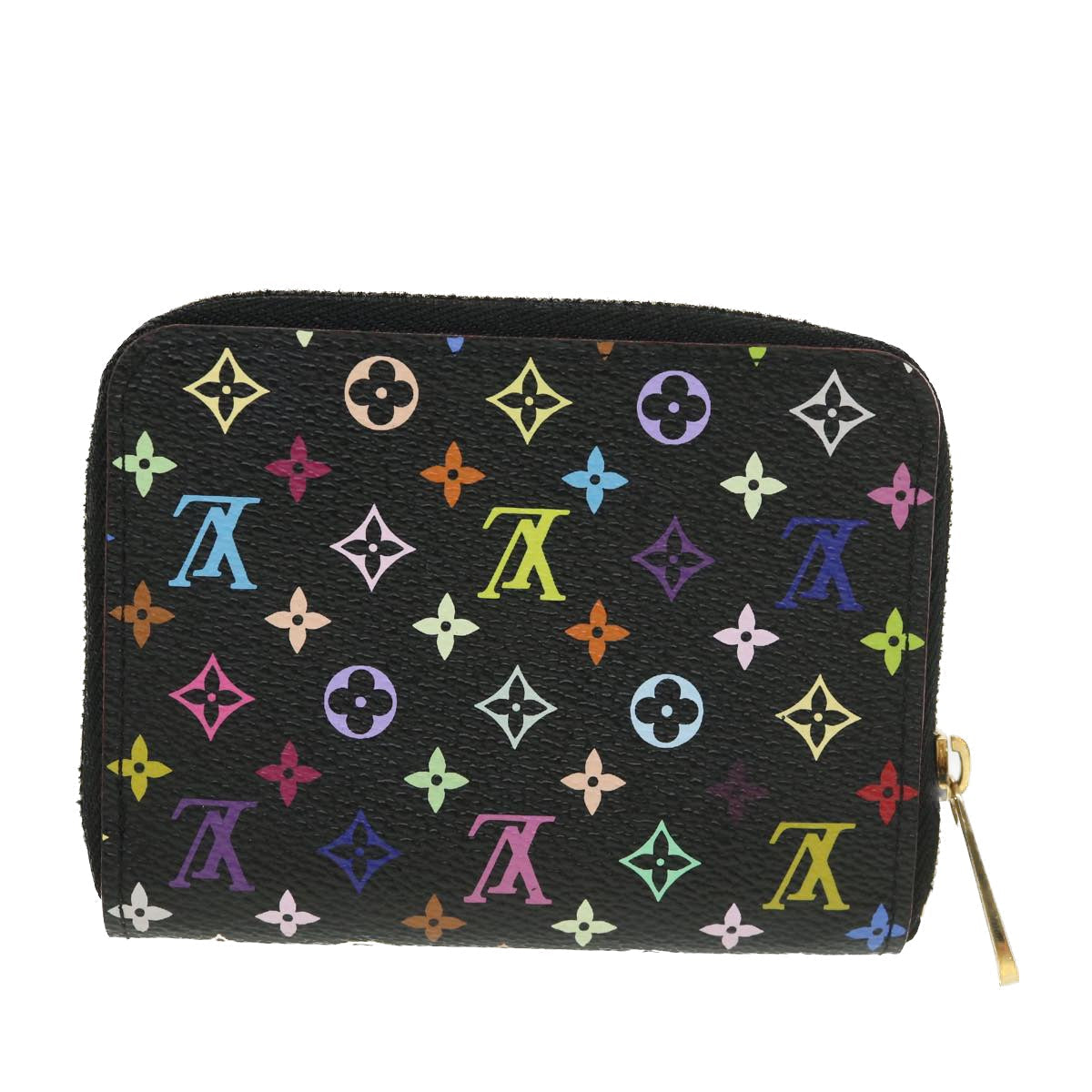 Louis Vuitton Multicolor Zippy Coin Purse Coin Purse Black LV