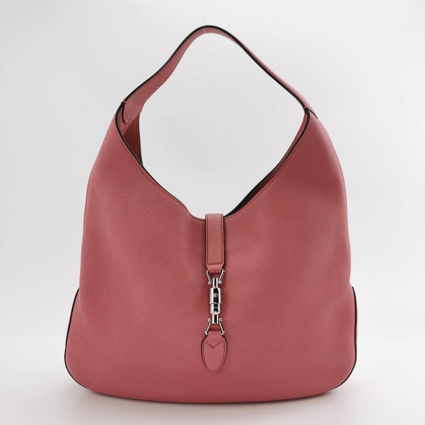 Gucci Jackie Soft Rose Bag Leather Pink Travel Bag