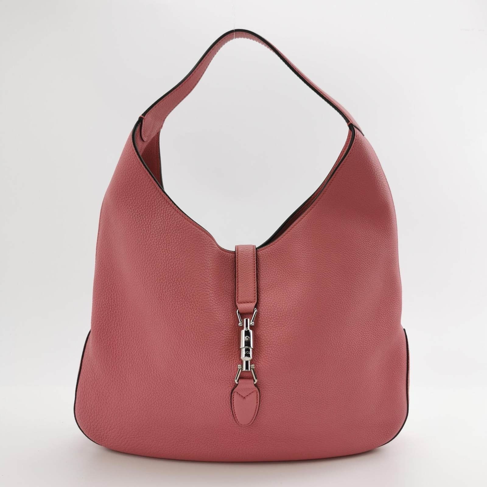 Gucci Jackie Soft Rose Bag Leather Pink Travel Bag