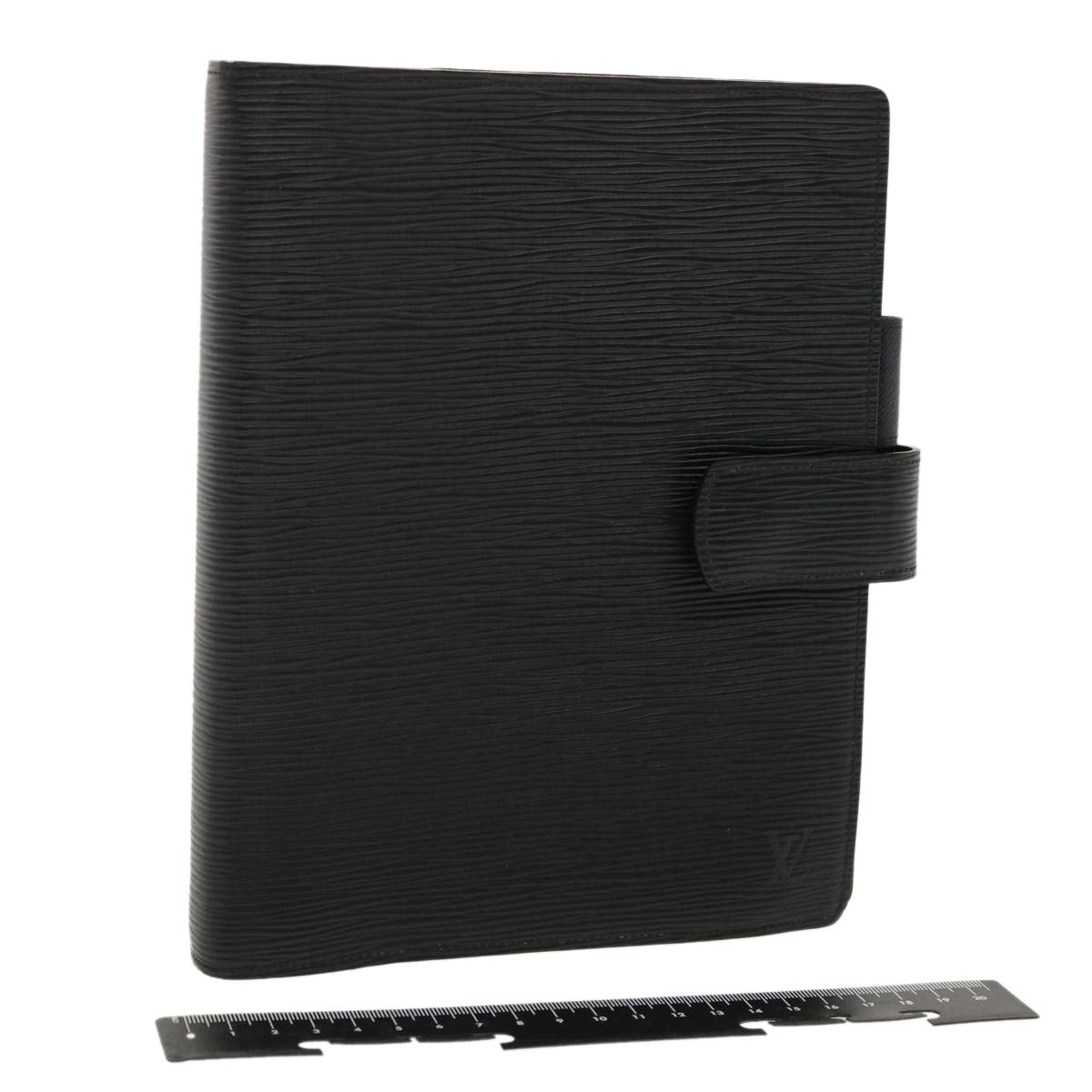 LOUIS VUITTON Epi Agenda GM Day Planner Cover Black R20212 LV 39273
