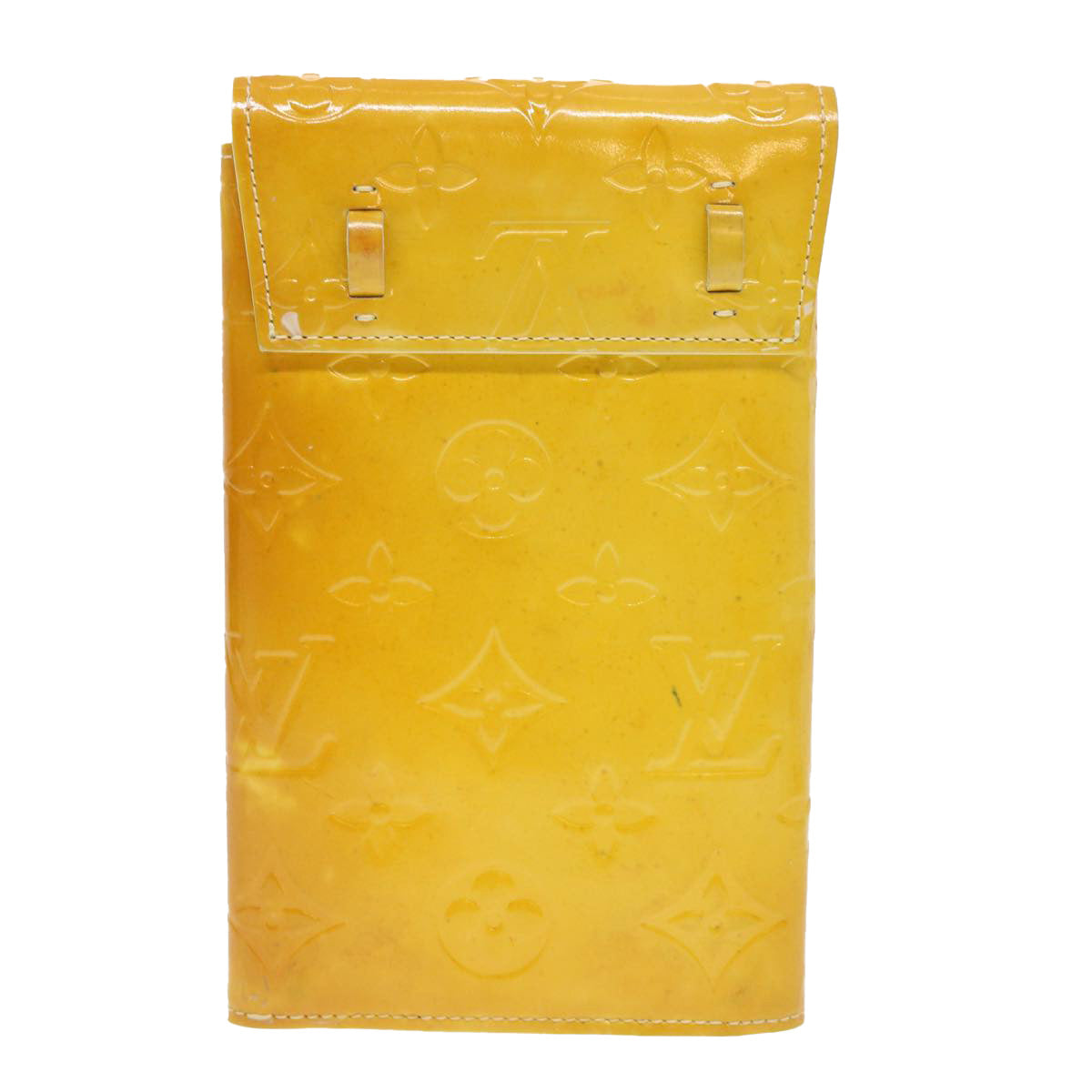 Louis Vuitton Monogram Vernis Walker Wallet Beige LV