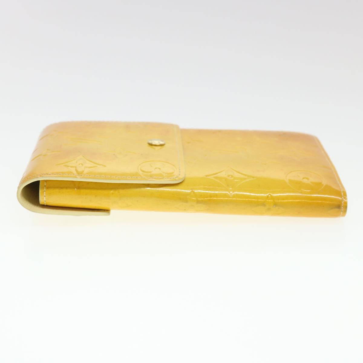 Louis Vuitton Monogram Vernis Walker Wallet Beige LV