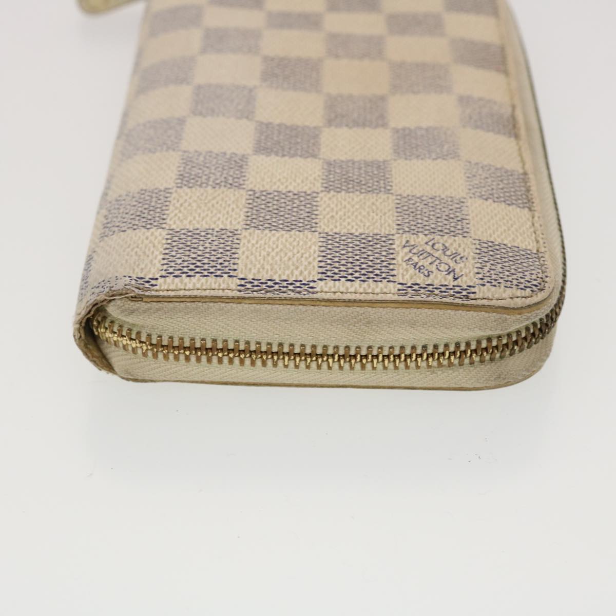 Louis Vuitton Damier Azur Zippy Wallet Long Wallet LV Style 2