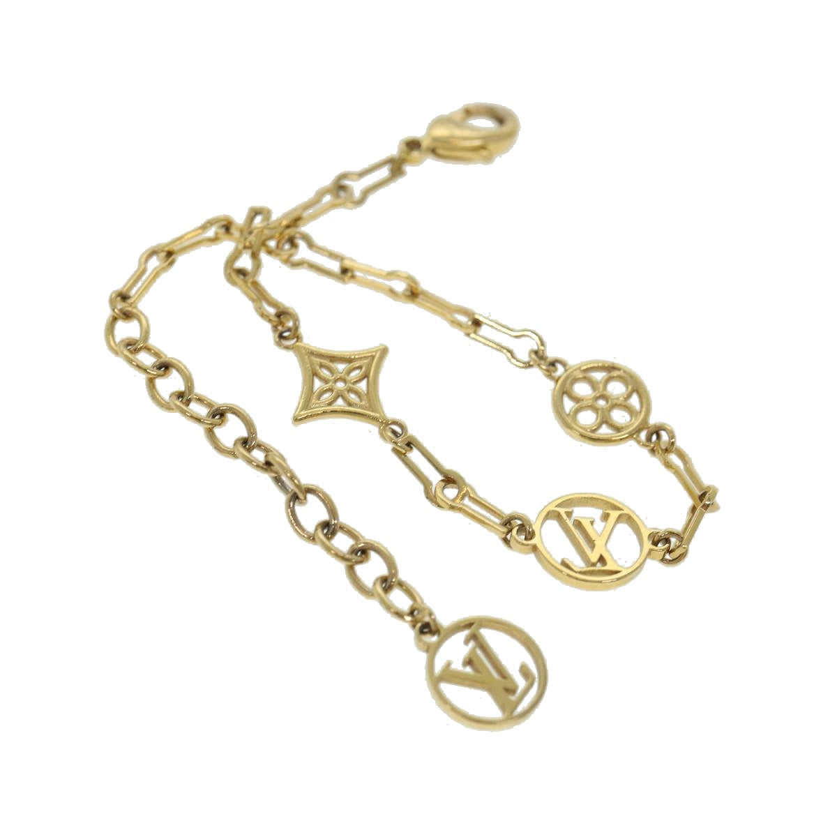 LOUIS VUITTON Forever Young Bracelet Gold Tone M69584 LV 39369
