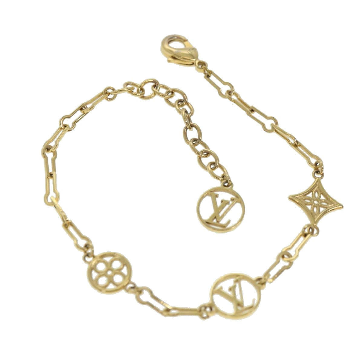 LOUIS VUITTON Forever Young Bracelet Gold Tone M69584 LV 39369