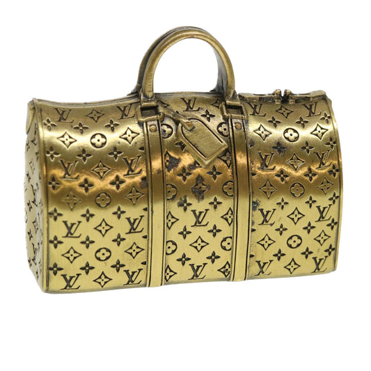 Louis Vuitton Keepall Type Paper Weight Metal VIP Only Gold Tone LV