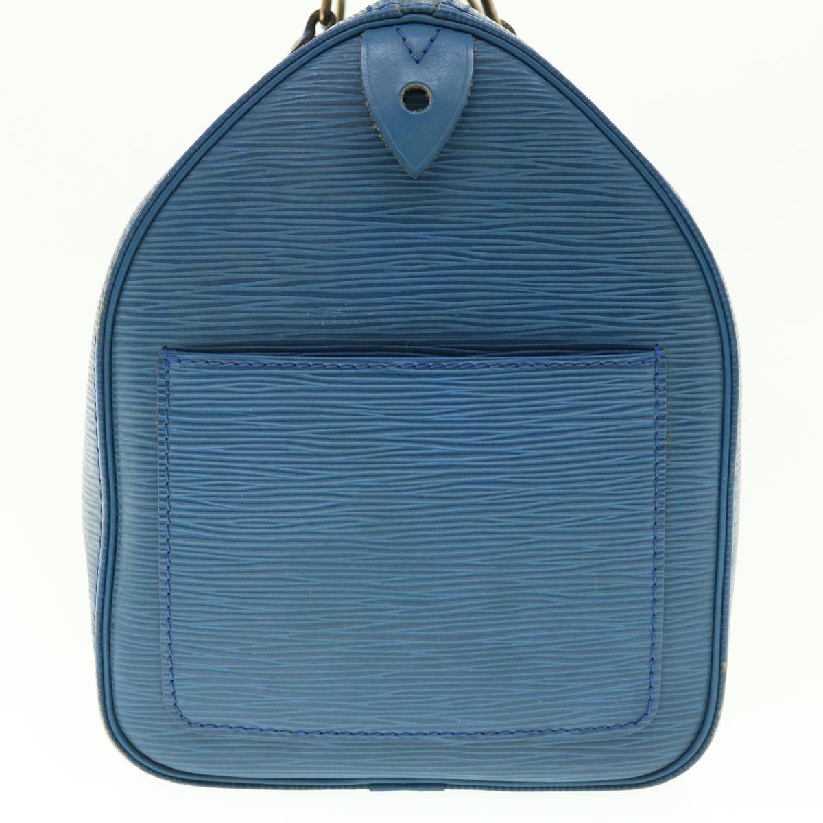 LOUIS VUITTON Epi Speedy 30 Hand Bag Toledo Blue M43005 LV 39413