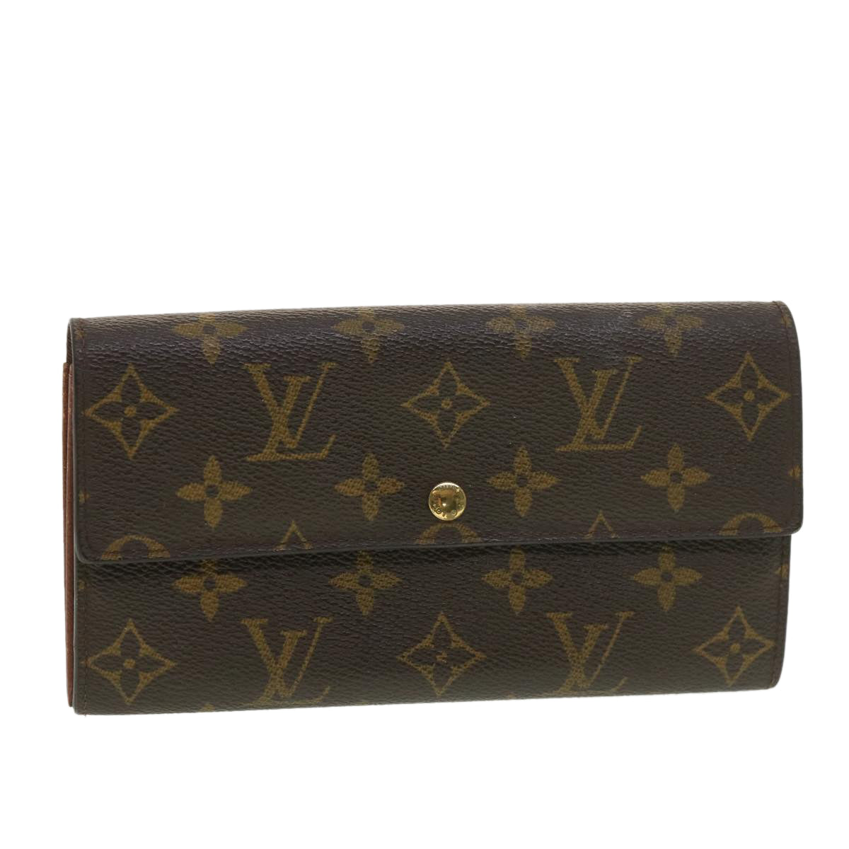 Louis Vuitton Monogram Portefeiulle Sarah Long Wallet LV Style 2