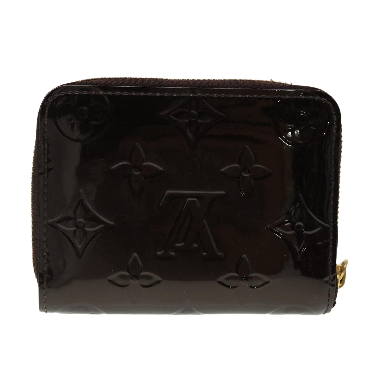 Louis Vuitton Monogram Vernis Zippy Coin Purse Amarante LV