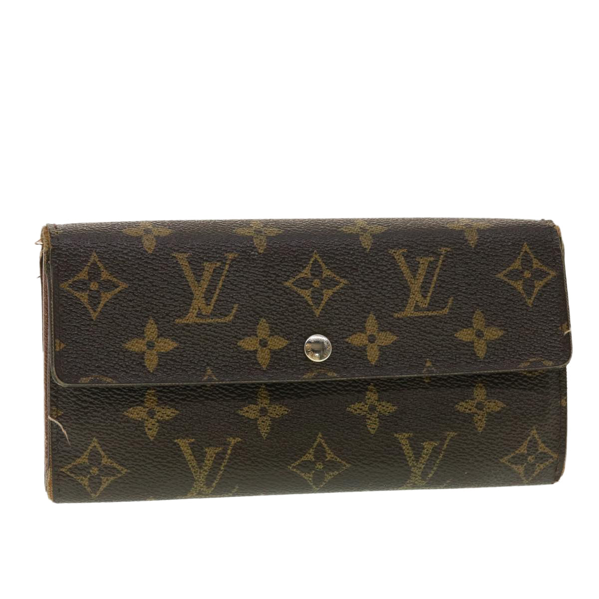 Louis Vuitton Monogram Portefeiulle Sarah Long Wallet LV Style 3