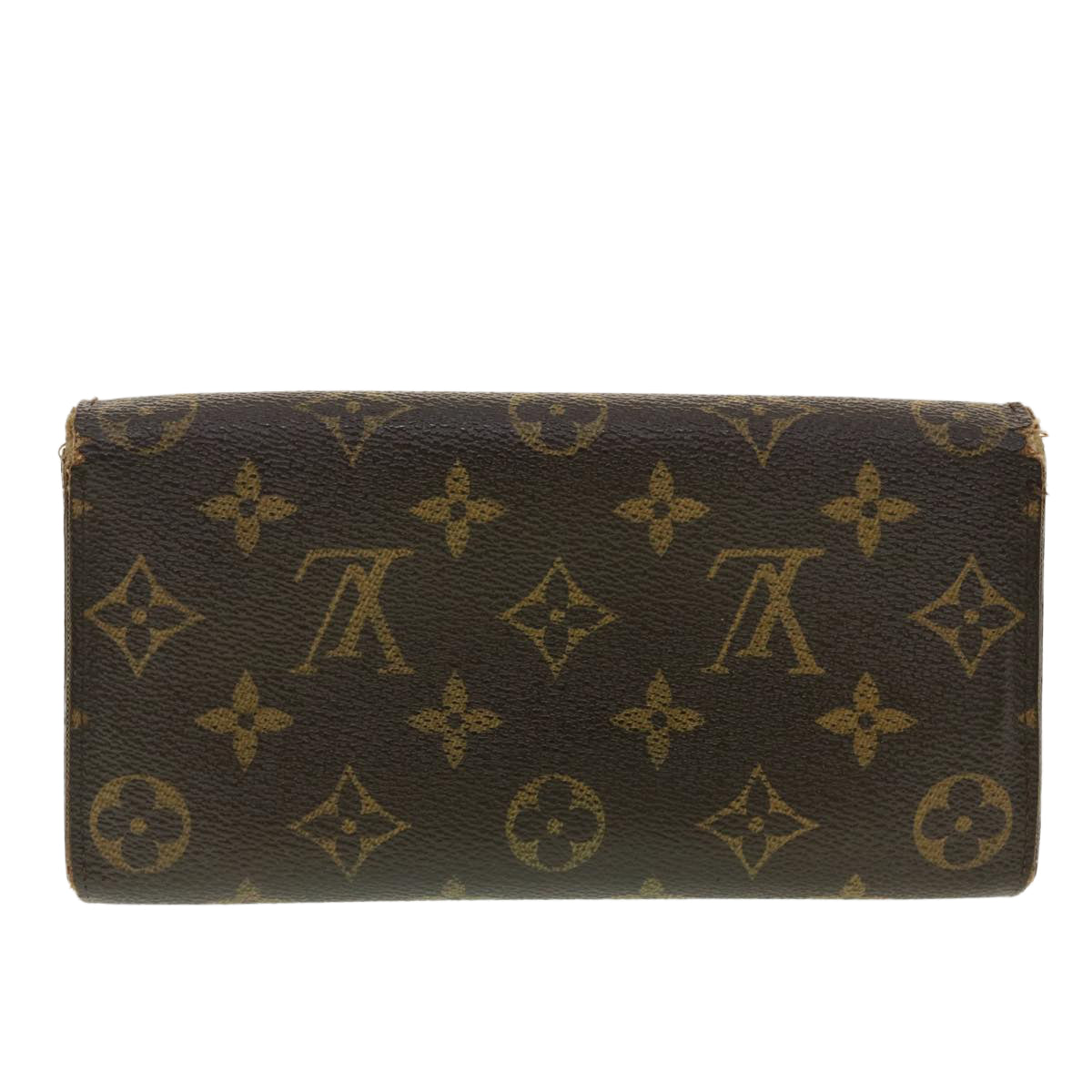 Louis Vuitton Monogram Portefeiulle Sarah Long Wallet LV Style 3