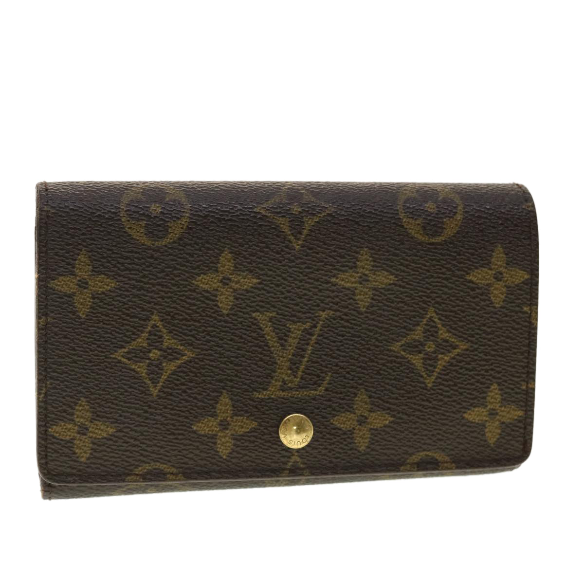 Louis Vuitton Monogram Porte Monnaie Billets Tresor Wallet LV Style 4