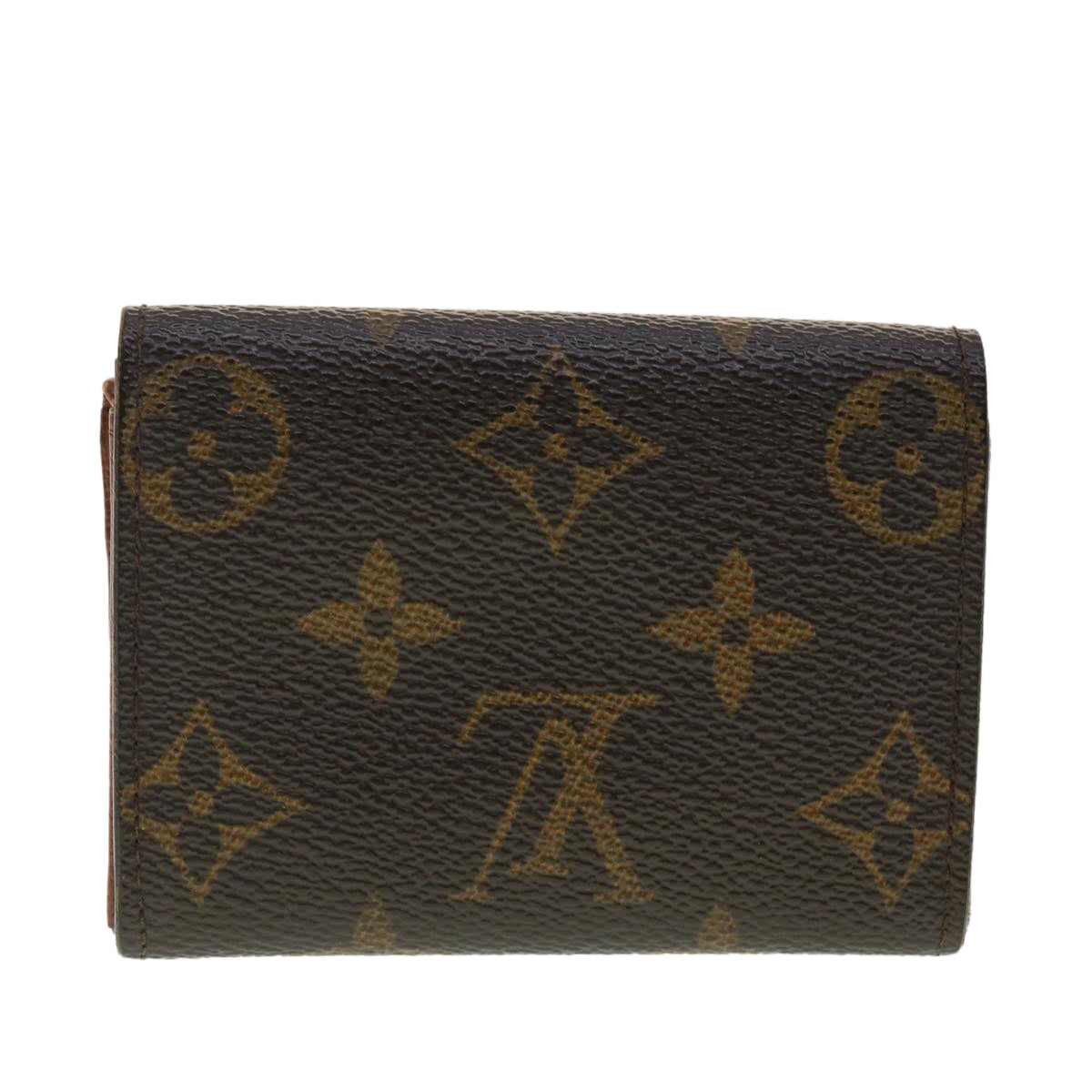 Louis Vuitton Monogram Porte MonnaiePlat Coin Purse LV